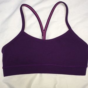 Purple Lululemon sports bra